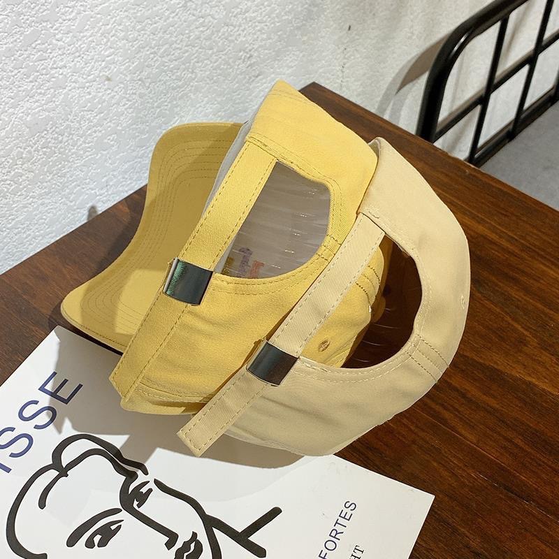 Mũ lưỡi trai mềm mại thêu họa tiết chữ cái phong cách Nhật Bản thời trang dành cho nữ