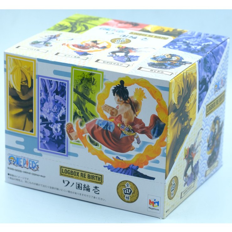 Mô Hình One Piece Logbox Re Birth Chính hãng Mega House bán lẻ 1 hộp ngẫu nhiên 4 loại khác nhau Hàng mới Nguyên Seal