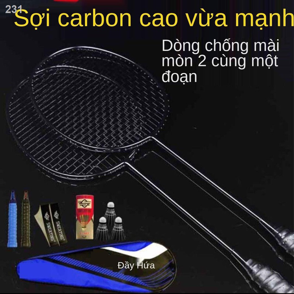 【không chỗ nào rẻ hơn】Vợt cầu lông đơn và đôi bền người lớn nam nữ tấn công trẻ em phù hợp với học sinh mới bắt đầu chố