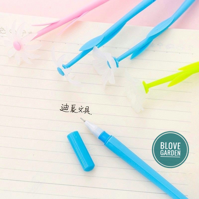 Bút viết hoa cỏ mùa xuân đổi màu dưới ánh sáng mặt trời giá cạnh tranh dùng để viết và trang trí bàn làm việc