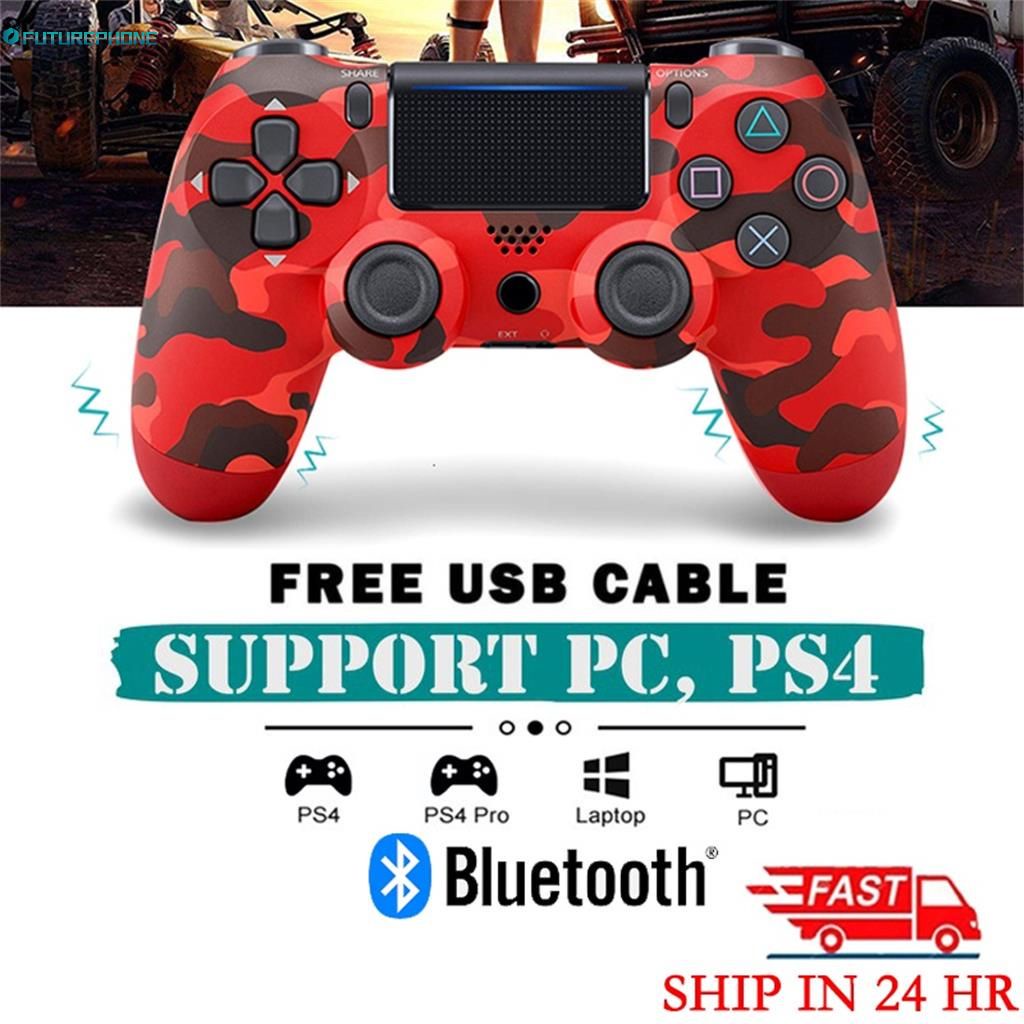 Tay Cầm Chơi Game Có Dây Kết Nối Bluetooth Cho Dualshock Ps4 Playstation 4 Alt