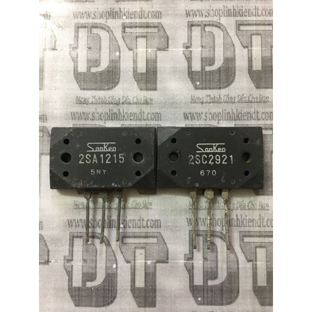 Cặp sò Sanken 2sa1215 2SC2921 hàng zin tháo máy