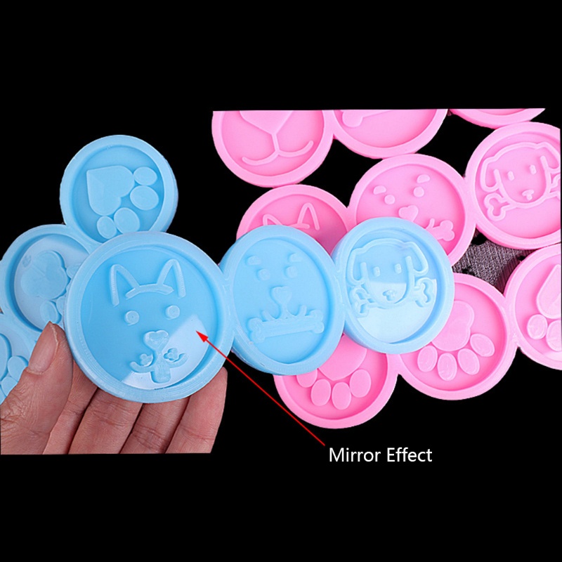 Khuôn Silicone 15 Ngăn Làm Đế Điện Thoại Epoxy Resin Hình Tròn