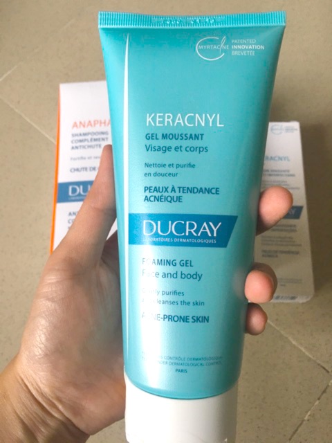 🎉🎉SỮA RỬA MẶT DÀNH CHO DA MỤN - KERACNYL GEL INNOVA MYRTACINE MẪU 2018