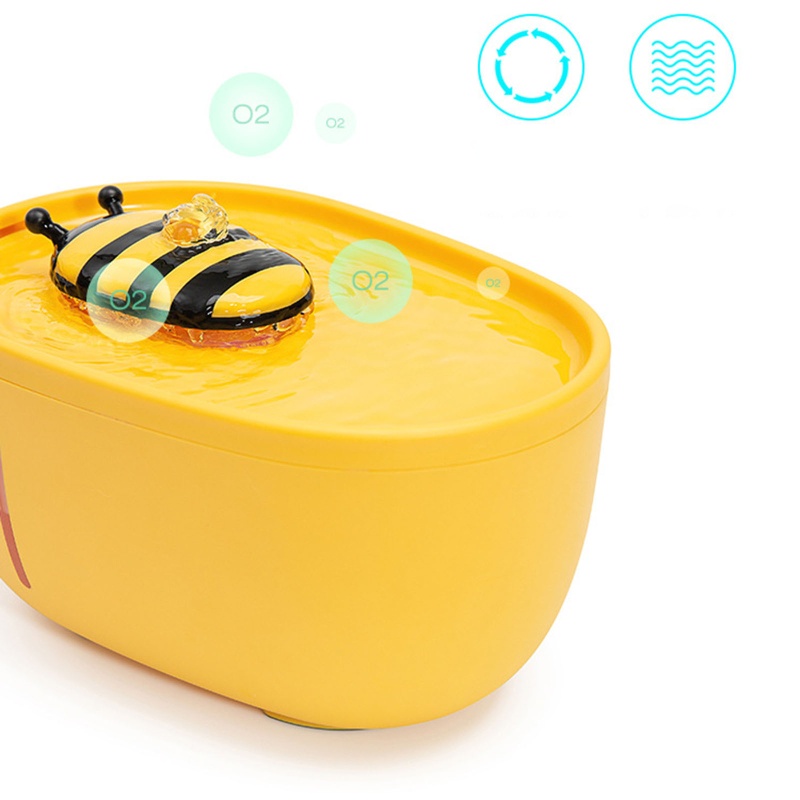 Máy Bơm Nước Uống Tự Động Siêu Yên Tĩnh 68 Oz Cho Mèo