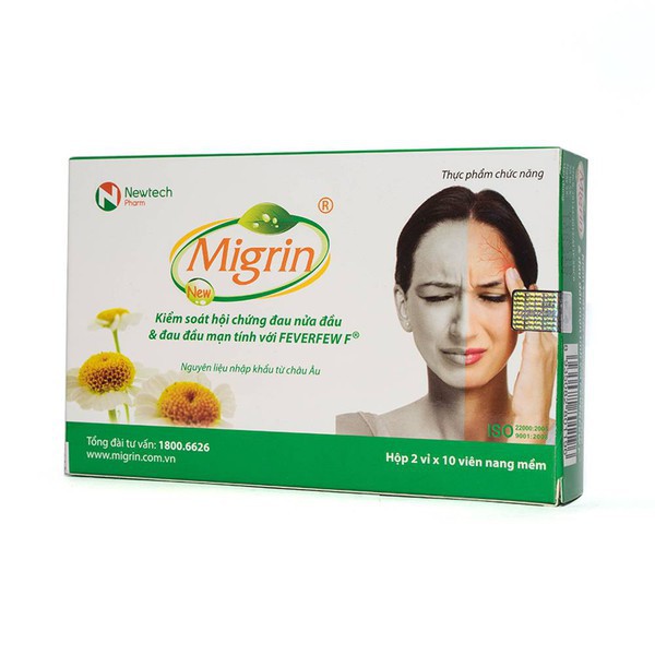 Migrin - hỗ trợ giảm đau nửa đầU | Thế Giới Skin Care