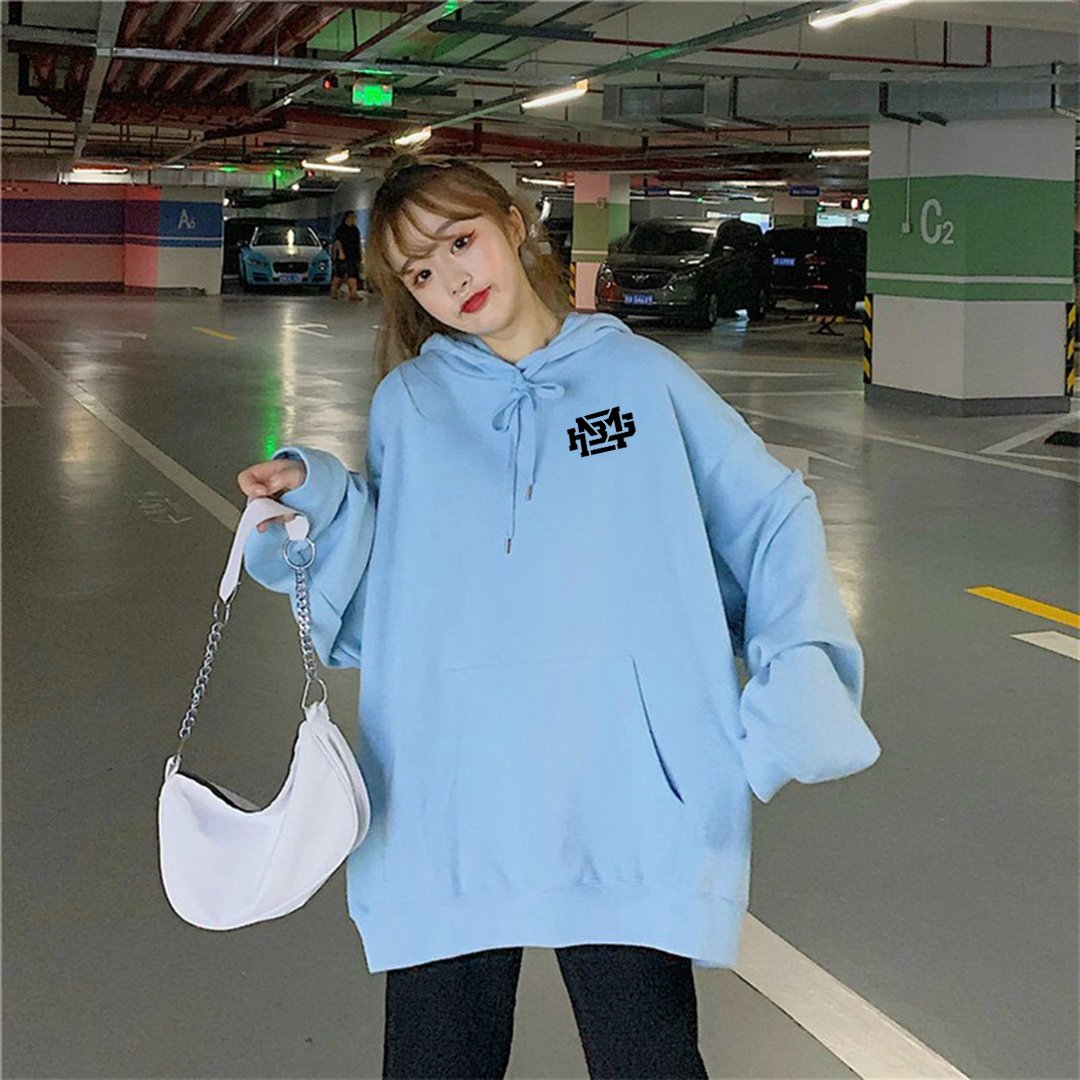 Áo Hoodie Nam Nữ Hàn Quốc Có Mũ In HNBMG