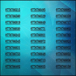 Sim Mobi số đẹp chọn lọc mới