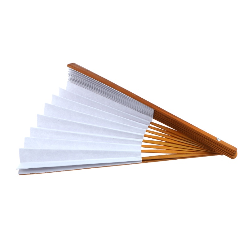 Quạt Xếp Cầm Tay Bằng Tre Thư Pháp Nghệ Thuật Mùa Hè