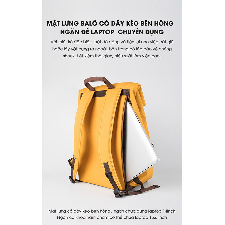 Balo Xiaomi 90 Points Vitality College Casual Backpack 15.6" - Hàng chính hãng