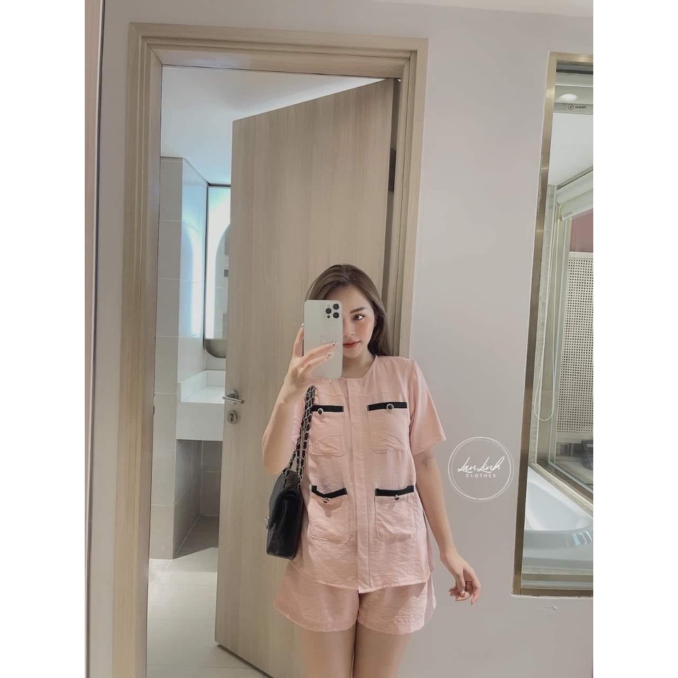 Set bộ đũi viền túi pha cộc nhiều màu