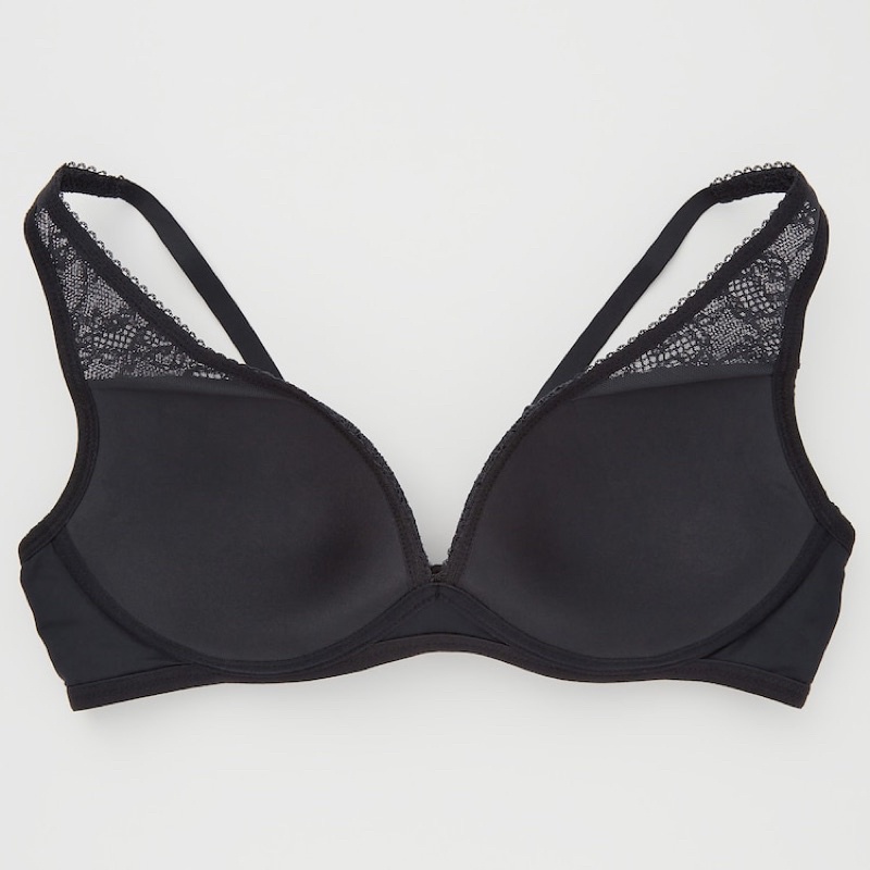 Áo ngực ren không gọng nâng ngực wireless bra dễ thương của UNIQLO