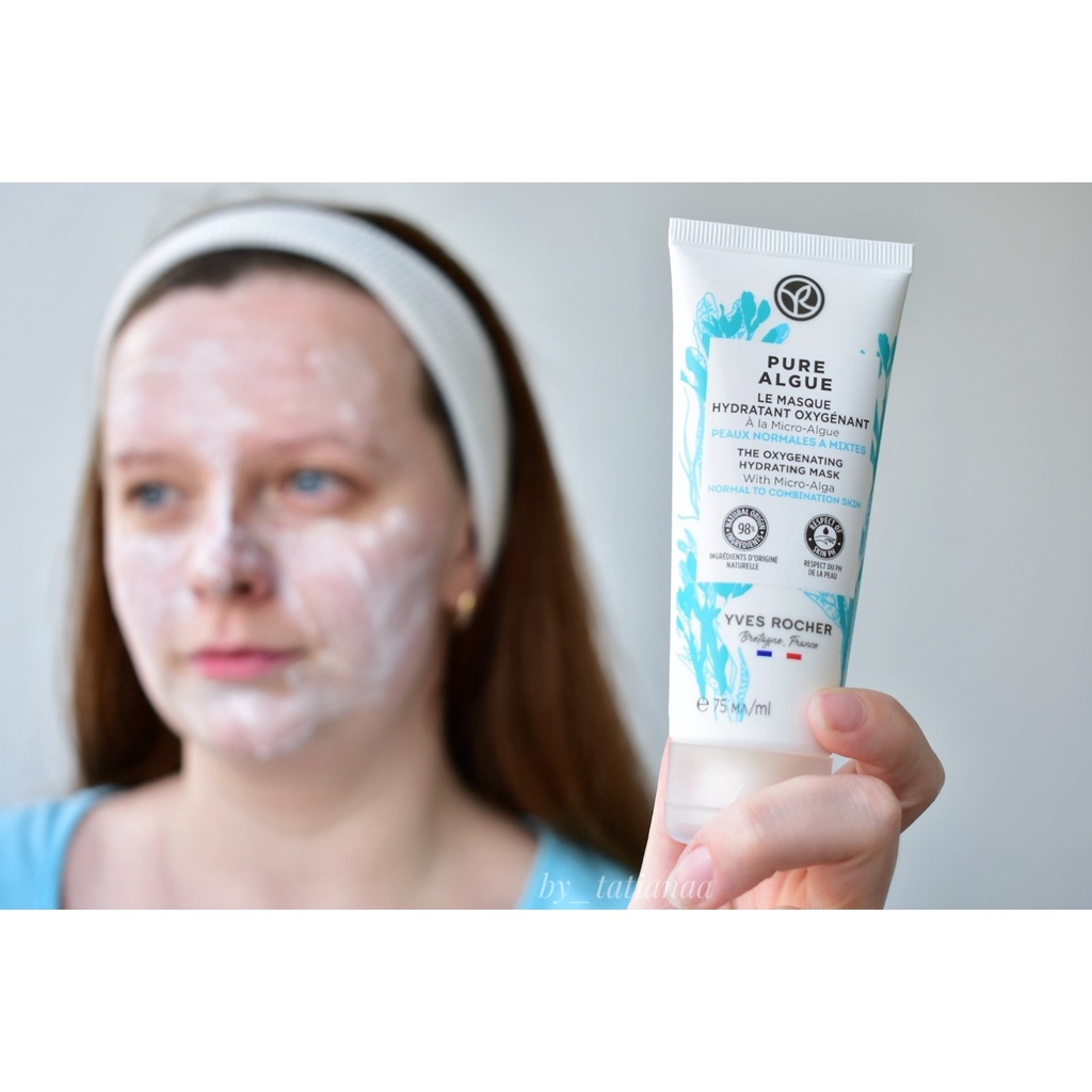 Mặt nạ dưỡng ẩm Yves Rocher Pure Algue chiết xuất vi tảo