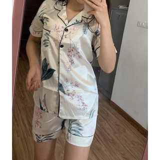 [ ẢNH THẬT ] BỘ NGỦ LỤA PIJAMA  MẶC NHÀ
