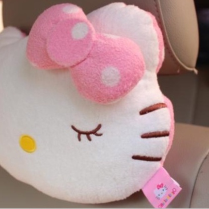 Gối tựa đầu hình hello kitty xinh xắn dành cho xe hơi