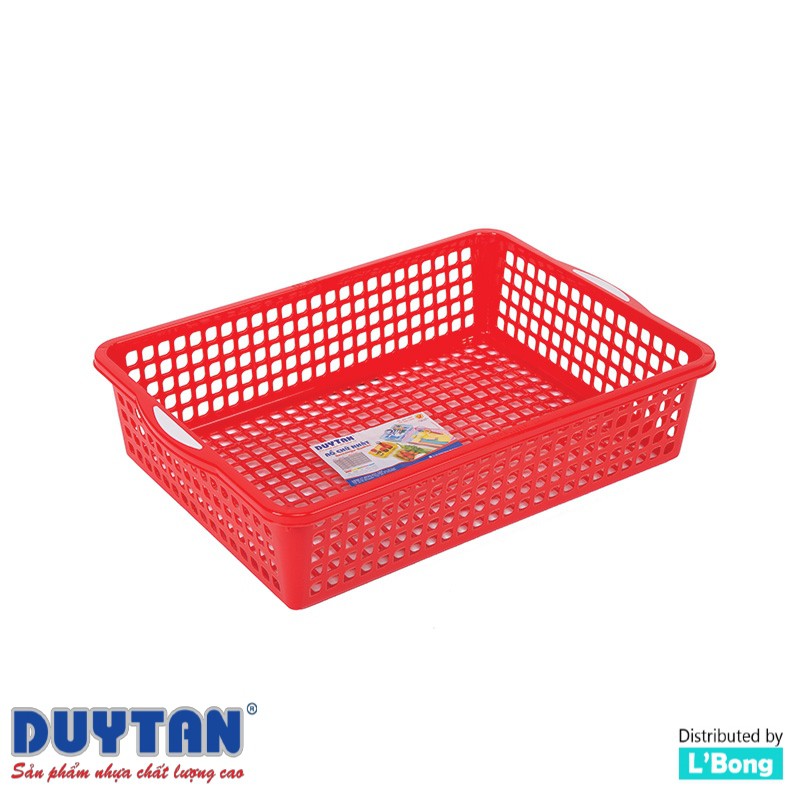 Rổ nhựa chữ nhật 3T0 (30 cm) Duy Tân