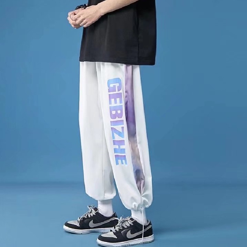 Quần Thụng In Chữ Phong Cách Nhật Bản Dành Cho Nam