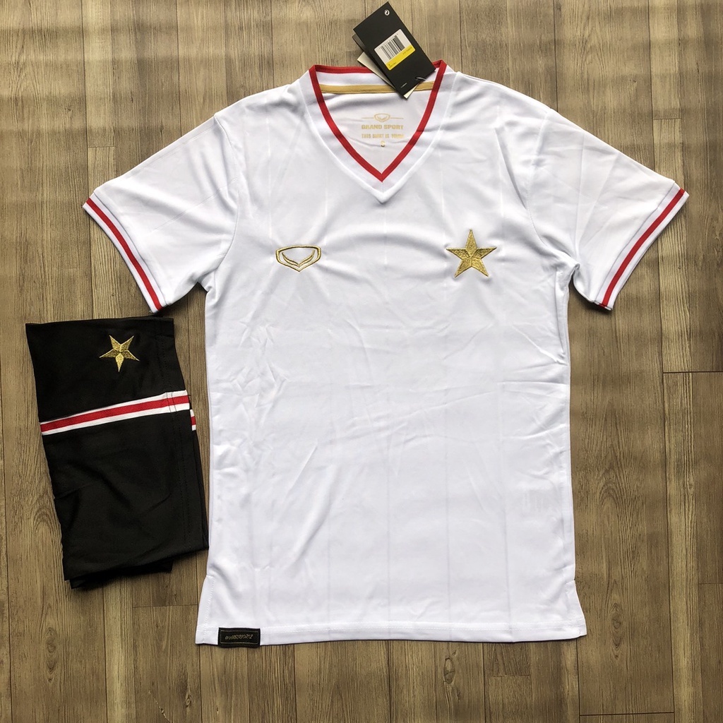 Áo bóng đá Đội Tuyển Việt Nam - Mẫu Trắng-Polyester Thái Cao Cấp