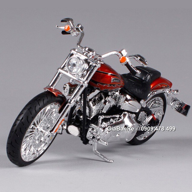 XE MÔ HÌNH TỈ LỆ 1:12 - MOTO HARLEY CVO BREAKOUT - MAISTO - CAM - 8652