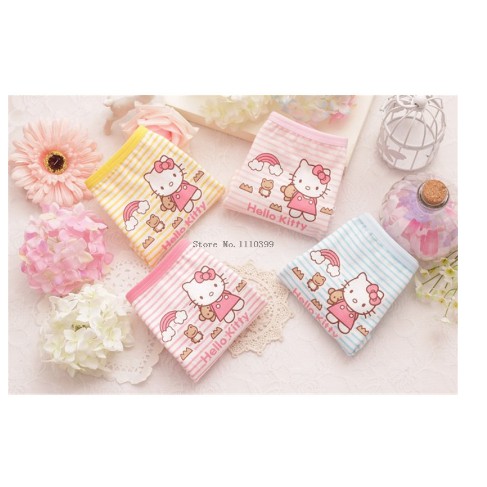 SET 3 QUẦN LÓT TAM GIÁC,QUẦN CHÍP CHO BÉ GÁI COTTON MẪU NGẪU NHIÊN