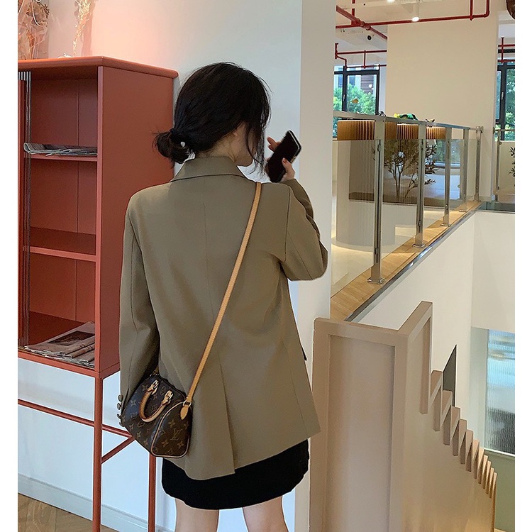 Áo blazer nữ khoác dài tay ĐEN, Áo vét nữ sang xịn fom rộng cá tính | BigBuy360 - bigbuy360.vn