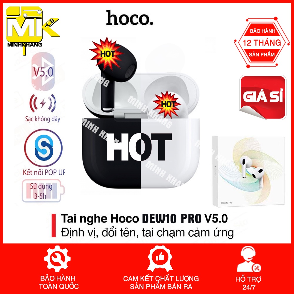 Tai Nghe ko dây Bluetooth Hoco DEW10 Pro TWS True Wireles - BẢO HÀNH