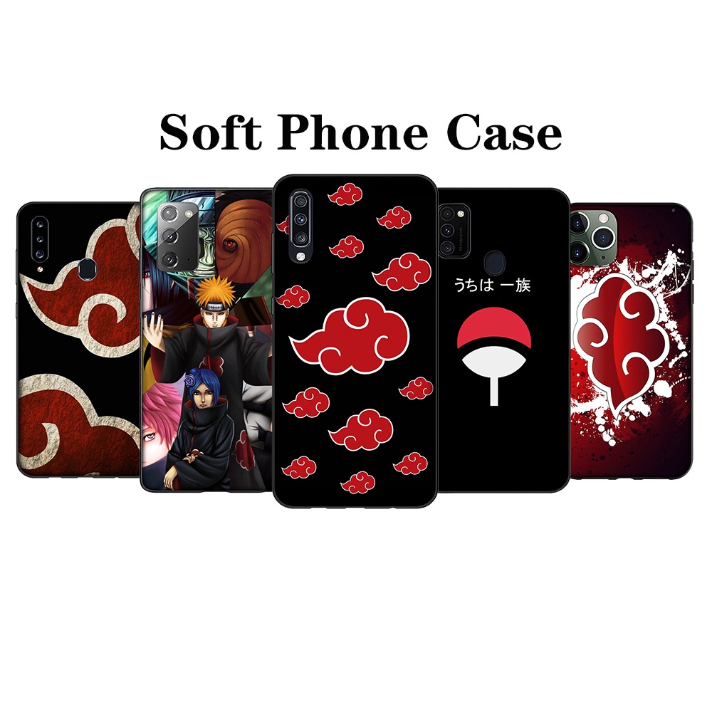 Ốp điện thoại mềm họa tiết naruto akatsuki hoạt hình lz85 cho iphone 13 pro max mini 8 7 6s 6 plus 8+ 7+ 5 5s se
