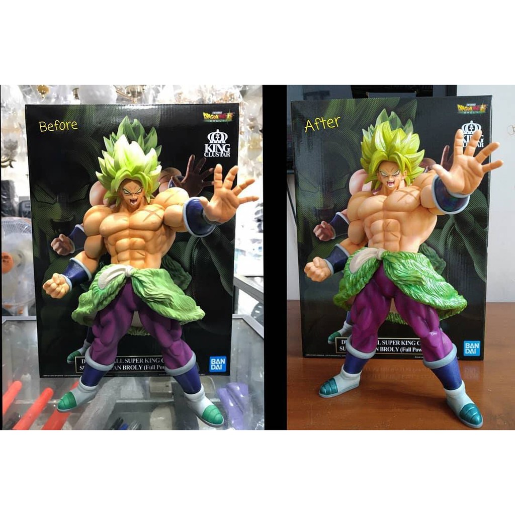 Mô hình Dragonball chính hãng Bandai - Broly full power - Ichiban kuji - KING CLUSTAR