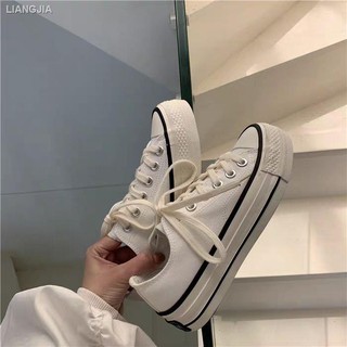 Giày thể thao canvas đế dày phong cách hàn quốc 2020 cho nữ