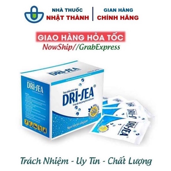 Oresol cam chanh leo Drisea bù nước điện giải cho cơ thể mất nước đi ngoài chơi thể thao