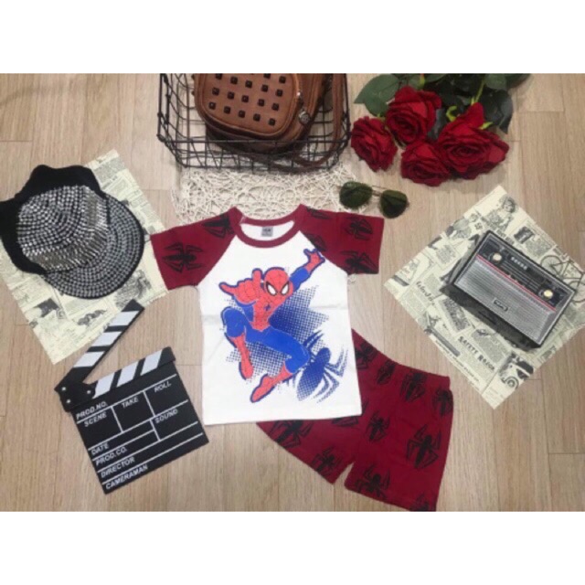 Bộ siêu nhân bé trai Combo 3 bộ