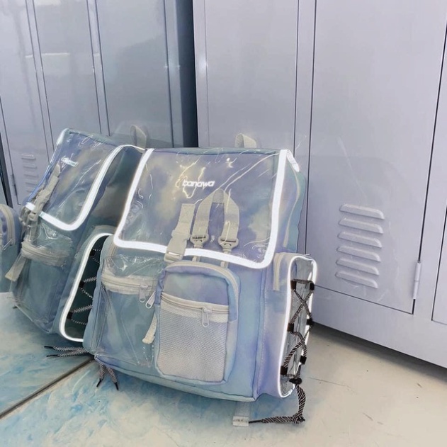 Balo Banawa Tie Dye See Thru Backpack tặng giấy thơm
