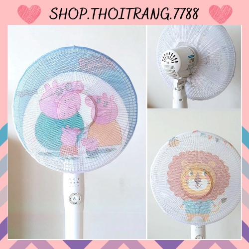 Lưới an toàn bọc quạt cho bé khỏi chấn thương họa tiết ngộ nghĩnh 88057 shop thời trang 7788