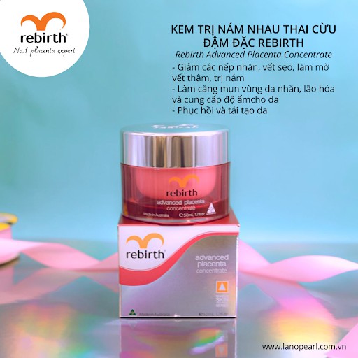 Kem Giảm Nám Nhau Thai Cừu Đậm Đặc Rebirth