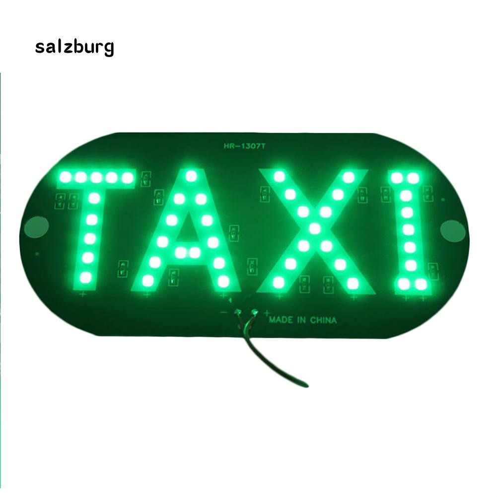 Bảng đèn LED chữ TAXI gắn kính chắn gió xe hơi tiện dụng