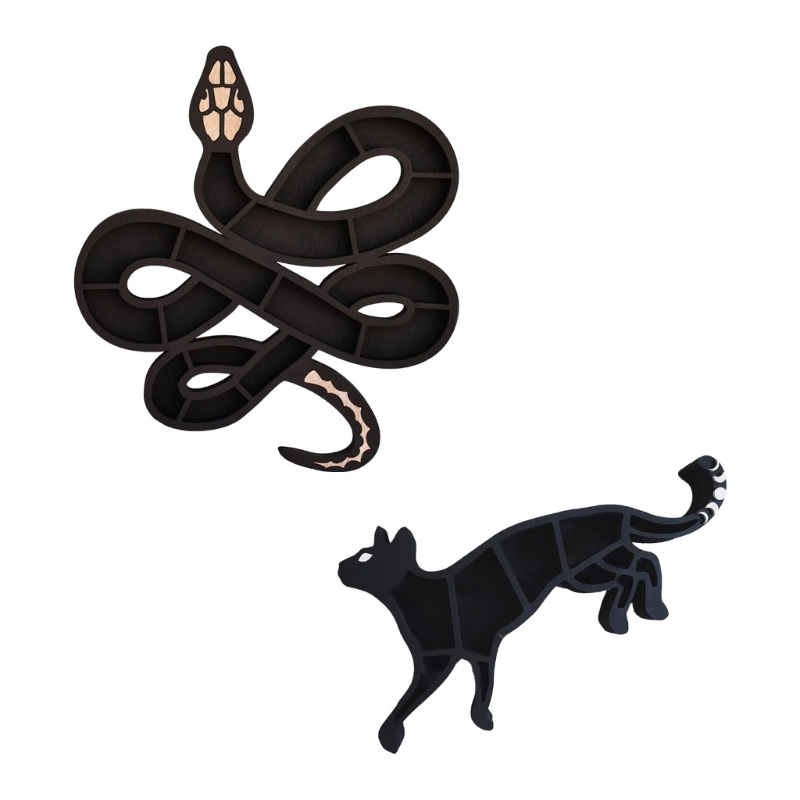 Kệ Trưng Bày Trang Sức Hình Rắn Bằng PVC Trong Suốt