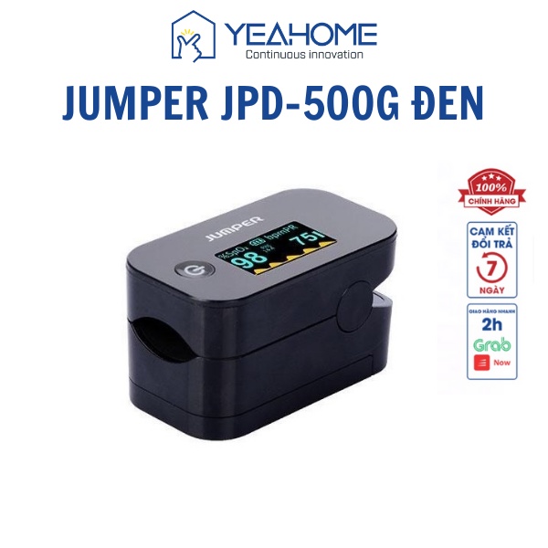 Máy đo nồng độ oxy máu và nhịp tim Jumper JPD-500G Oled chính hãng bảo hành 24 tháng - Yeahome Store