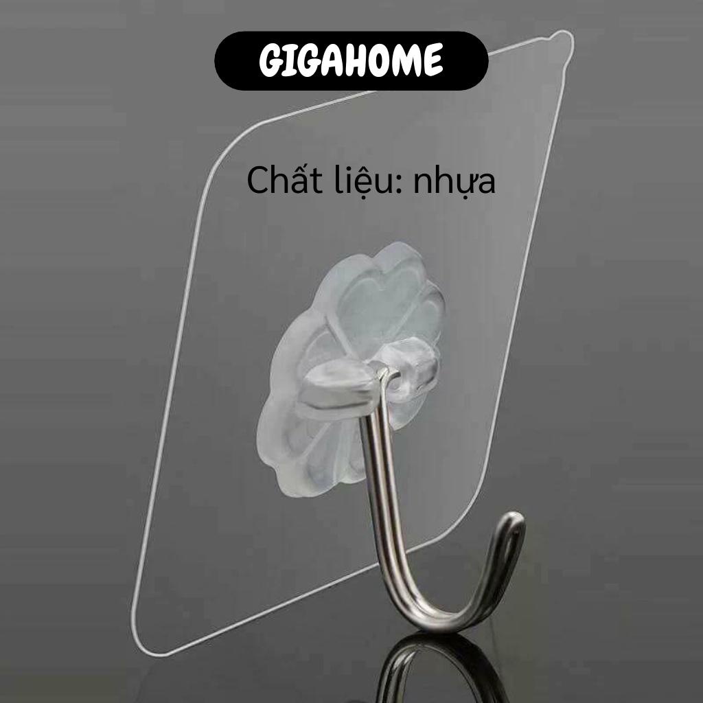 Móc Treo Dính Tường GIGAHOME Móc Dán Tường Trong Suốt Siêu Chịu Lực, Siêu Dính 3974