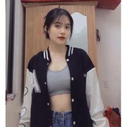 Áo bomber phối tay chữ A dày dặn, Nỉ ngoại - ROSYHANA ( kèm video+ đánh giá) ! | BigBuy360 - bigbuy360.vn