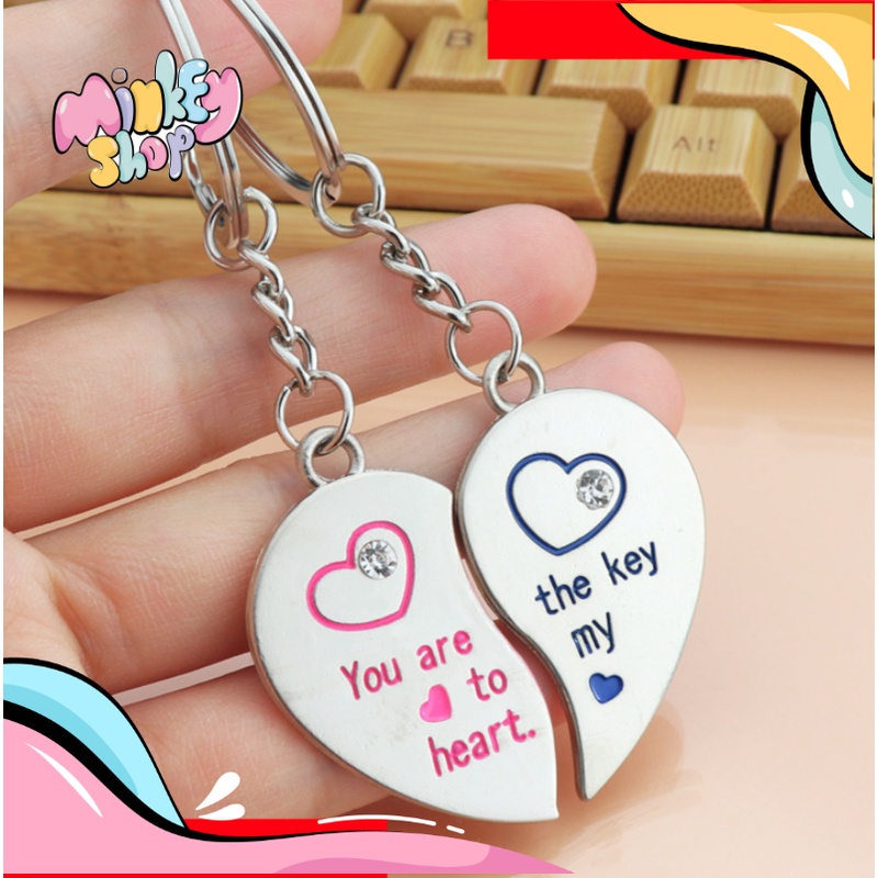 Móc Khóa Sắt Bạc Nhiều Hình Cute Phụ Kiện Túi Xách Dễ Thương 02MKSB - Minkey