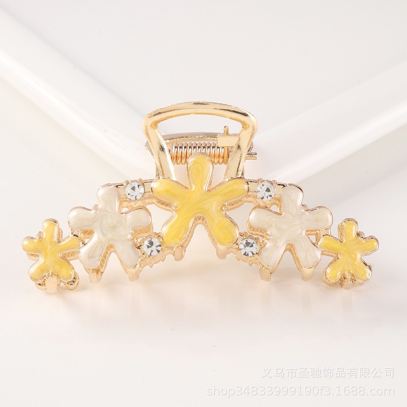 Kẹp tóc FREESHIP Giảm 1k Khi Nhập [GENZ123] Kẹp Tóc Kim Loại Đính Hoa Sang Trọng