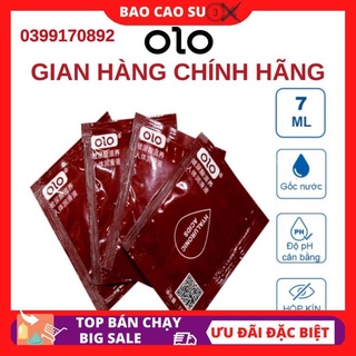 Gel Bôi Trơn gói OLO, gel Boi Tron Gốc Nước Hyaluronic acid 7ml