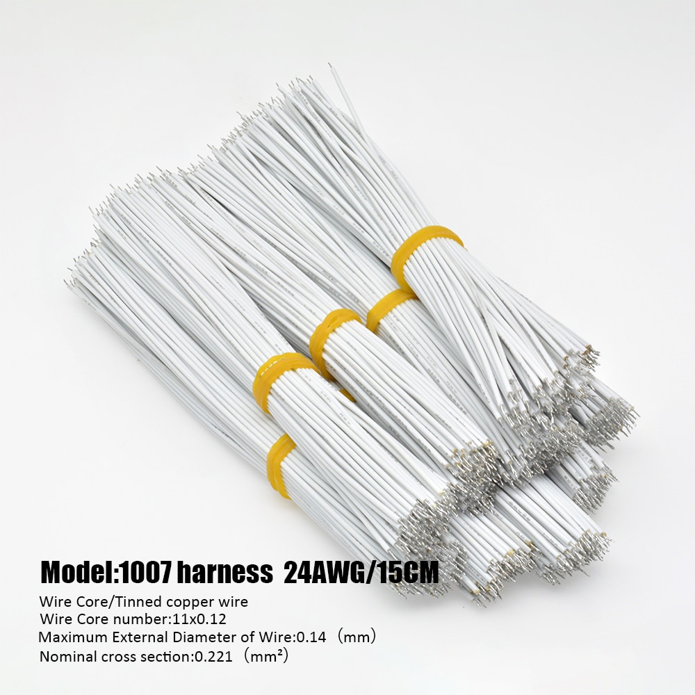 Set 100 Cuộn Dây Hàn Mạch Điện Pcb 24awg 15cm 1007-24awg