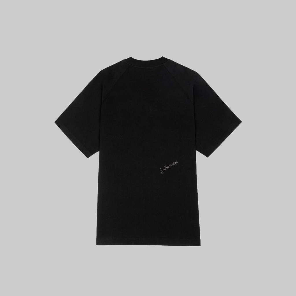 Áo thun tay lỡ SADBOIZ PORTRAIT TEE  form rộng nam nữ unisex oversize basic cotton BLACK and WHITE