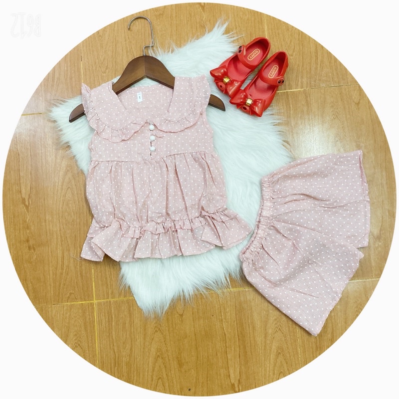 Bộ Mặc Ở Nhà Cho Bé Gái