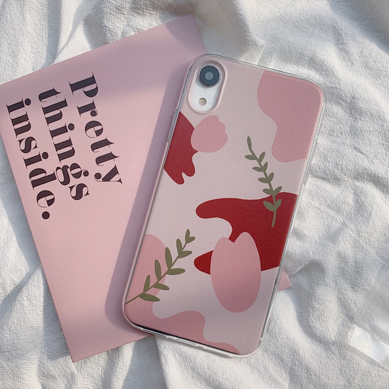 Ốp điện thoại họa tiết bông hoa chống rơi dành cho iPhone XR Iphone X 7 8 plus | BigBuy360 - bigbuy360.vn