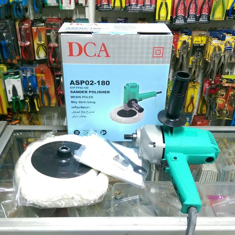 MÁY ĐÁNH BÓNG 180MM DCA ASP02-180 [CHÍNH HÃNG] MÁY ĐÁNH BÓNG 570W DCA [RẺ] MÁY ĐÁNH BÓNG CẦM TAY TOTAL INGCO