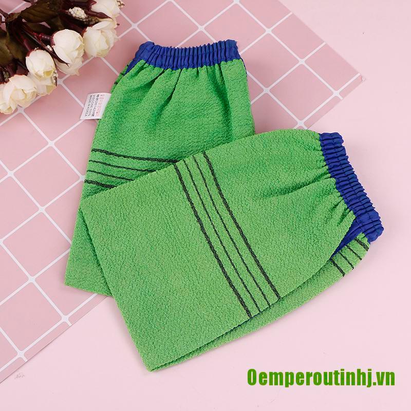 Oemperoutinhj❤1Pc Exfoliating massage glove body-scrub glove bath skin care bath glove green