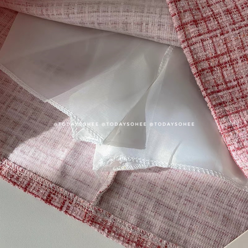 Chân váy tweed nhiều màu