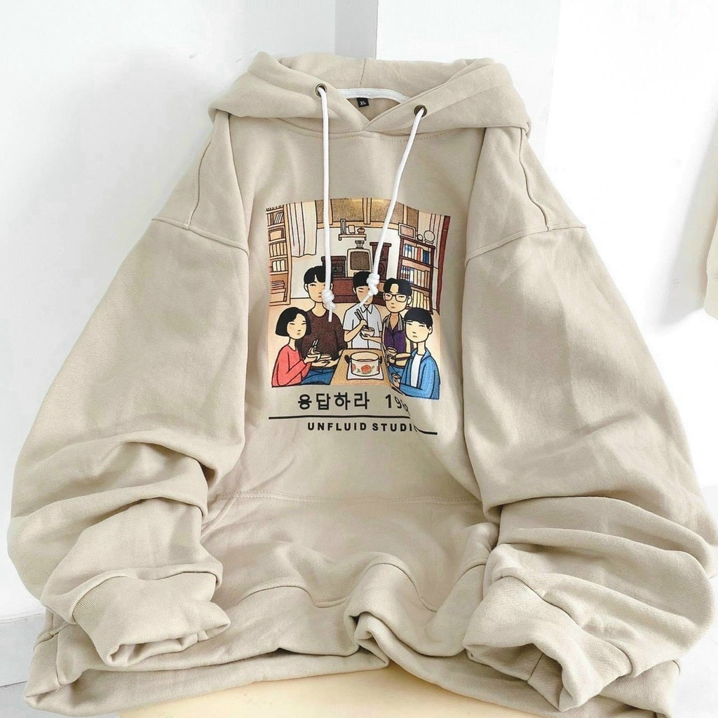 Áo hoodie nỉ Unfluid gia đình Family Reply 1988 phong cách thời trang unisex thu đông TD store